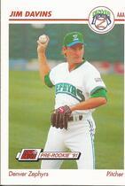 1991 Line Drive AAA #133 Jim Davins