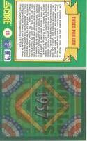 1991 Score World Series Trivia (Green Backs) #18 Three For Lew