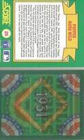 1991 Score World Series Trivia (Green Backs) #25 Pepper Runs Wild