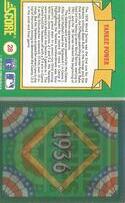 1991 Score World Series Trivia (Green Backs) #28 Yankee Power