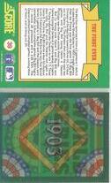 1991 Score World Series Trivia (Green Backs) #39 The First Ever