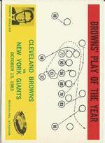 1964 Philadelphia Base Set #42 Browns' POY