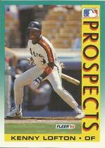 1992 Fleer Base Set #655 Kenny Lofton