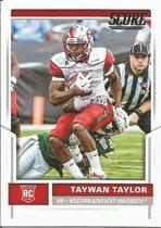 2017 Score Base Set #406 Taywan Taylor