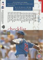 1996 Upper Deck Collectors Choice #403 Cubs Checklist