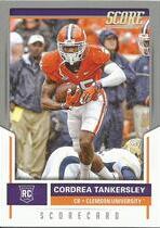 2017 Score Scorecard #400 Cordrea Tankersley