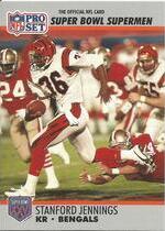 1990 Pro Set Super Bowl 160 #126 Stanford Jennings