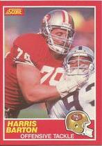 1989 Score Base Set #148 Harris Barton