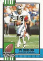 1990 Topps Traded #66T Jay Schroeder