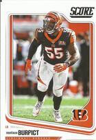 2018 Score Base Set #65 Vontaze Burfict