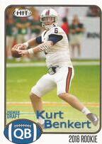 2018 SAGE Hit Premier Draft High Series #84 Kurt Benkert