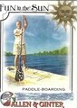 2023 Topps Allen & Ginter Fun in the Sun #FITS-7 Paddle-Boarding