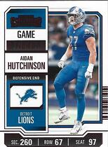 2023 Panini Contenders Game Ticket Red #33 Aidan Hutchinson