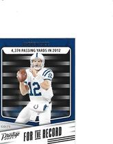 2024 Panini Prestige For the Record #7 Andrew Luck