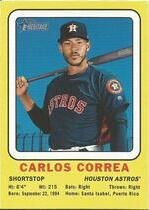 2018 Topps Heritage High Number 1969 Collector Cards #69CC-CC Carlos Correa