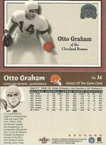 2000 Fleer Greats of the Game #16 Otto Graham