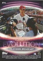 2019 Topps Evolution of Technology #ET-5 Radio Broadcast|Television Broadcast
