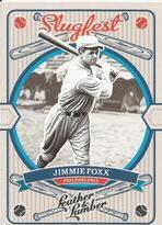 2019 Panini Leather & Lumber Slugfest #SF-6 Jimmie Foxx