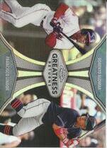 2019 Topps Chrome Greatness Returns #GRE-5 Roberto Alomar|Francisco Lindor