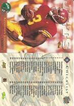 1996 Classic NFL Rookies #99 Checklist-K.Johnson