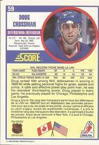 1990 Score Canadian #59 Doug Crossman