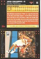 2007 Topps Base Set #66 Josh Childress