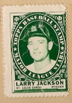 1961 Topps Stamps Inserts #88 Larry Jackson