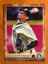 2015 Topps Throwback Logo #325 Feliz Hernandez