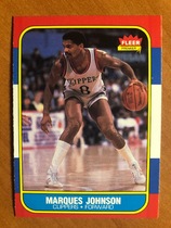 1986 Fleer Base Set #54 Marques Johnson