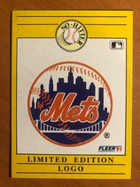 1991 Fleer Wax Box Cards #NNO New York Mets Logo