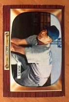 1955 Bowman Base Set #181 Eddie Miksis