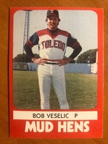 1980 TCMA Toledo Mud Hens #19 Bob Veselic