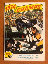 1975 Topps Base Set #527 1974 NFC Champs