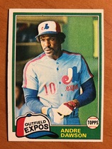 1981 Topps Base Set #125 Andre Dawson