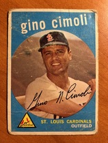 1959 Topps Base Set #418 Gino Cimoli