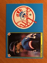 1983 Fleer Stickers #295 Yankees Team Logo