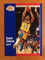 1991 Fleer Base Set #100 Magic Johnson