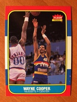 1986 Fleer Base Set #18 Wayne Cooper
