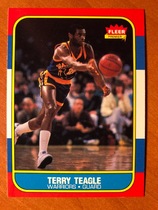 1986 Fleer Base Set #107 Terry Teagle