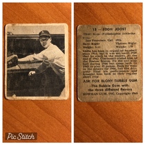 1948 Bowman Base Set #15 Eddie Joost