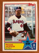 1983 Topps Base Set #390 Reggie Jackson