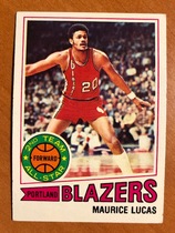 1977 Topps Base Set (Grey Stock Back) #80 Maurice Lucas