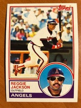 1983 Topps Base Set #500 Reggie Jackson