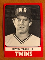 1980 TCMA Wisconsin Rapids Twins #19 Kevin E. Miller