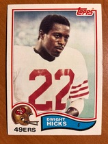 1982 Topps Base Set #485 Dwight Hicks