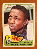 1965 Topps Base Set #148 Willie Kirkland