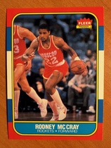 1986 Fleer Base Set #71 Rodney McCray