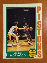 1974 Topps Base Set #156 Willie Norwood