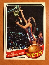1979 Topps Base Set #123 Jan Van Breda Kolff