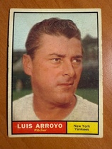 1961 Topps Base Set #142 Luis Arroyo